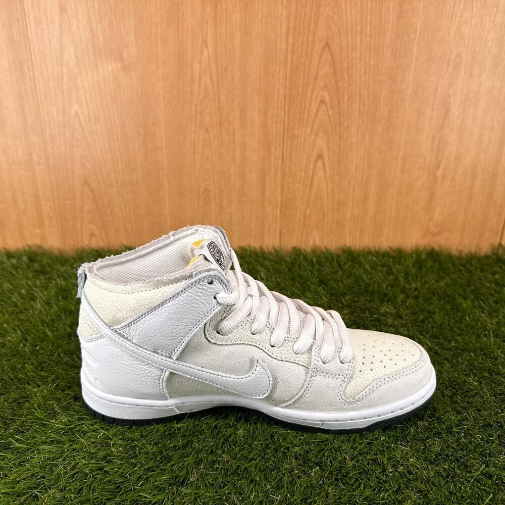 Nike SB Dunk High Antihero White Black Sneakers HM5837-100 Men's Size 7 - Picture 8 of 9